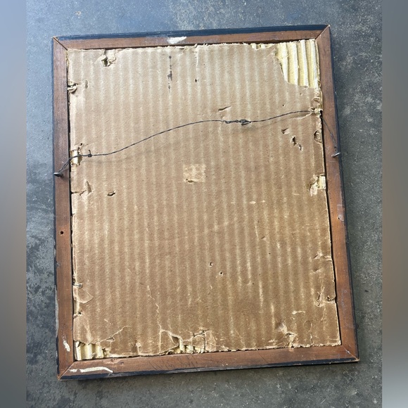 Vintage Framed Cream of Wheat magazine ad 1916.  “Financially Embarrased” 12x11 - Picture 2 of 2